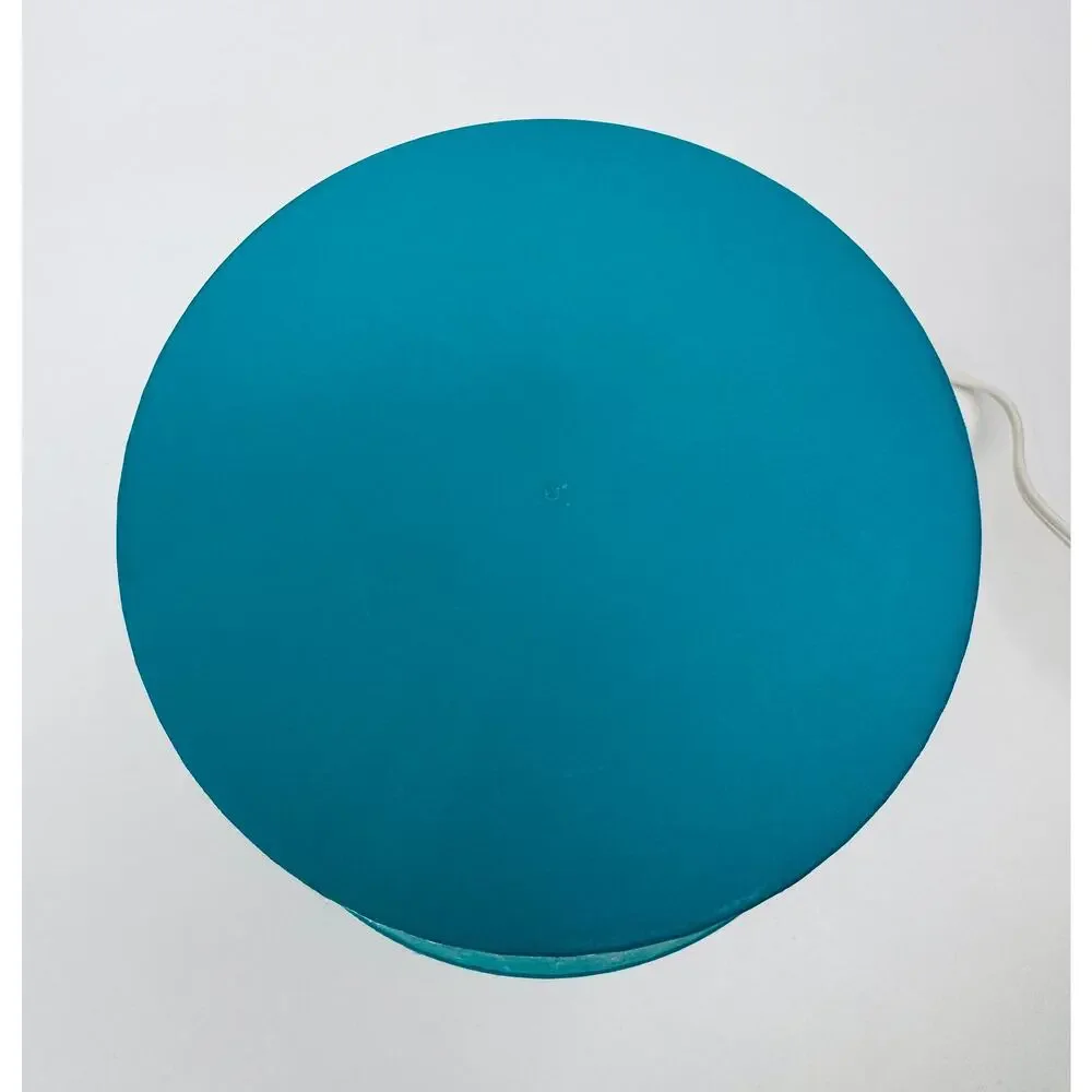 Vintage 1990s IKEA Teal Plastic Table Lamp, Postmodern